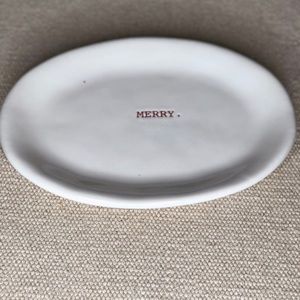Rae Dunn for Magenta 8 1/4” small Merry platter